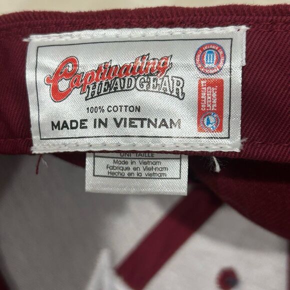 Captivating Cap Hat Unisex Adjustable Burgandy University of Alabama Roll Tide - Picture 8 of 10